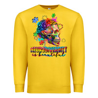 Lemon Neurodiversity is beautiful Premium Sweatshirt - FaDigitalArtStudio