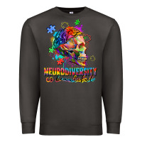 Smoke Neurodiversity is beautiful Premium Sweatshirt - FaDigitalArtStudio