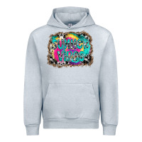 Heather Grey Summer Vibes Urban Hoodie - CowhideDigitalArt