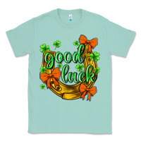 Seafoam St.Patrick's Good Luck Classic Tee - BundleAndBundleShop