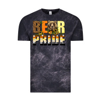 Cloud Black Western Bear Pride LGBTQ+ Vintage Tee - BundleAndBundleShop