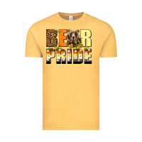 Vintage Mustard Western Bear Pride LGBTQ+ Vintage Tee - BundleAndBundleShop