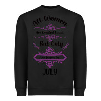 Black all women are created equal but only the smartest are born in july bla Heavyweight Sweatshirt - Bettercallsaul