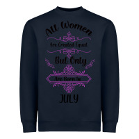Navy all women are created equal but only the smartest are born in july bla Heavyweight Sweatshirt - Bettercallsaul