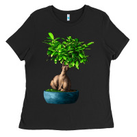 Black Ficus Ginsenge Ladies Tee - LillyAllenDesigns