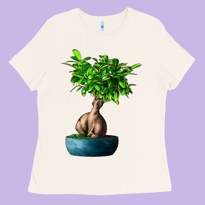 Ficus Ginsenge Ladies Tee Designed By Lillyallendesigns