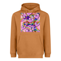 Meerkat pride heart seamless pattern Heavyweight Hoodie - FaDigitalArtStudio