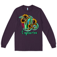 Plum Capricorn Zodiac Long Sleeve Tee - Bettercallsaul