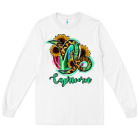 White Capricorn Zodiac Long Sleeve Tee - Bettercallsaul