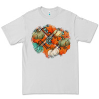 Dove Grey fall autumn patches Premium Tee - Jasminsmagicworld
