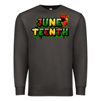 Smoke Juneteenth Premium Sweatshirt - FaDigitalArtStudio