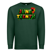 Sports Green Juneteenth Premium Sweatshirt - FaDigitalArtStudio