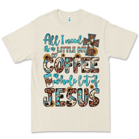 Bone all i need is a little bit of coffee and o whole lot of jesus Premium Tee - JahusDesignShop