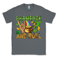 Charcoal Heather Shamrock and roll Classic Tee - BundleAndBundleShop