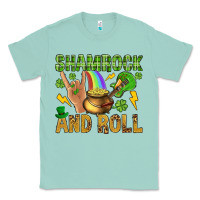 Seafoam Shamrock and roll Classic Tee - BundleAndBundleShop