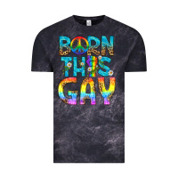 Cloud Black Western Born This Gay Vintage Tee - BundleAndBundleShop