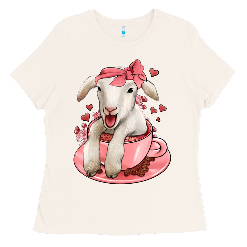 Valentines Day Lamb Ladies Tee by Jasminsmagicworld | Teevron