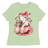 Matcha valentines day lamb Ladies Tee - Jasminsmagicworld