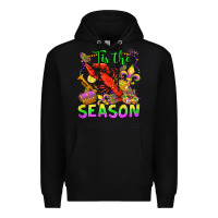 Black tis the season mardi gras olivia Premium Hoodie - OliviaCreatesArt