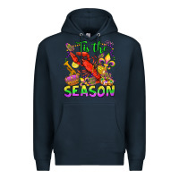 Navy tis the season mardi gras olivia Premium Hoodie - OliviaCreatesArt