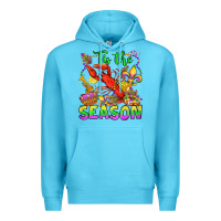 Ocean Blue tis the season mardi gras olivia Premium Hoodie - OliviaCreatesArt