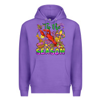 Purple tis the season mardi gras olivia Premium Hoodie - OliviaCreatesArt