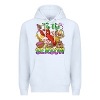 White tis the season mardi gras olivia Premium Hoodie - OliviaCreatesArt