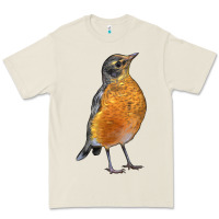 Bone American Robin Bird Premium Tee - LillyAllenDesigns