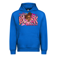 Cobalt Pretty Black Educated Urban Hoodie - CowhideDigitalArt