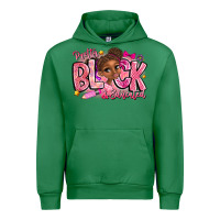 Emerald Pretty Black Educated Urban Hoodie - CowhideDigitalArt