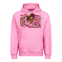 Fuchsia Pink Pretty Black Educated Urban Hoodie - CowhideDigitalArt