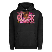 Pigment Black Pretty Black Educated Urban Hoodie - CowhideDigitalArt