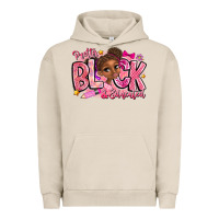 Pigment French Oak Pretty Black Educated Urban Hoodie - CowhideDigitalArt