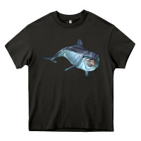 Asphalt bottlenose dolphin Heavy Core Tee - LillyAllenDesigns