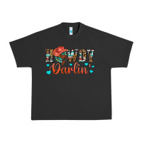 Pigment Black Western Howdy Darlin Urban Heavy Tee - BundleAndBundleShop