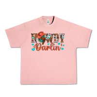 Salmon Western Howdy Darlin Urban Heavy Tee - BundleAndBundleShop