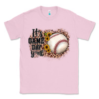 Bubblegum Pink it's game day y'all baseball Classic Tee - JahusDesignShop