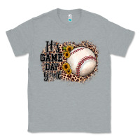 Heather Grey it's game day y'all baseball Classic Tee - JahusDesignShop