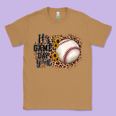 It's Game Day Y'all Baseball Classic Tee Designed By Jahusdesignshop