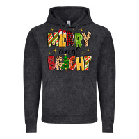 Vintage Black merry and bright Vintage Hoodie - MaliasSmallBusiness