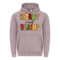 Vintage Zinc merry and bright Vintage Hoodie - MaliasSmallBusiness