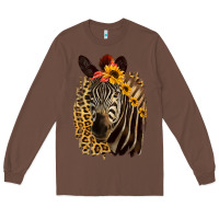 Chestnut Zebra With Sunflowers Long Sleeve Tee - Bettercallsaul