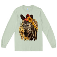 Matcha Zebra With Sunflowers Long Sleeve Tee - Bettercallsaul