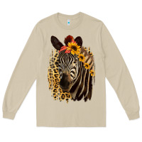 Mushroom Zebra With Sunflowers Long Sleeve Tee - Bettercallsaul