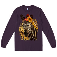 Plum Zebra With Sunflowers Long Sleeve Tee - Bettercallsaul