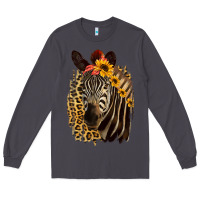 Smoke Zebra With Sunflowers Long Sleeve Tee - Bettercallsaul