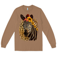 Toasted Coconut Zebra With Sunflowers Long Sleeve Tee - Bettercallsaul