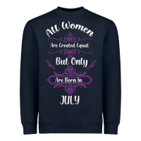 Navy all women are created equal but only the smartest are born in july bla Heavyweight Sweatshirt - Bettercallsaul