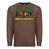Chestnut We are black history Premium Sweatshirt - FaDigitalArtStudio