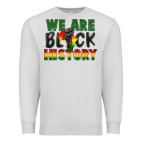 Dove Grey We are black history Premium Sweatshirt - FaDigitalArtStudio